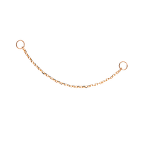 Load image into Gallery viewer, Gold Rolo Chains with O-ring
